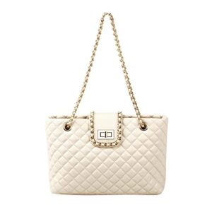 beatfull luxury quilted tote bag for women designer chain shoulder purse soft leather travel handbag large crossbody bags