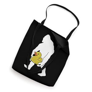 Bigfoot Rubber Duckie Bath Duckling Rubber Duck Tote Bag