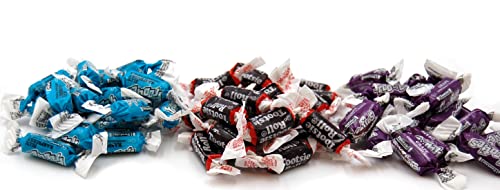 Tootsie Roll and Frooties Candy - 3 Favorites Mix-Midgees-Blue Raspberry-Grape-1.75 LB Assortment of Chewy Taffy-Individually Wrapped - Bulk Variety Pack - Enclosed in a Secured Heat Sealed Bag-Snack Hotline