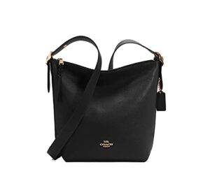 coach house accents val duffle in signature canvas (black) one size