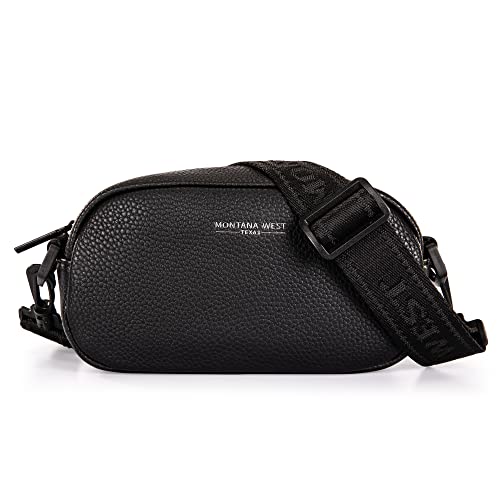 Montana West Crossbody Bags for Women Snapshot Camera Pouch Small Size Crossbody Purse MWC-086BBK