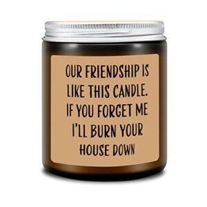 friend gifts for women,friendship gifts for women friend,funny gag gifts for women,best friend brithday christmas gifts for women friends famale men her,our friendship is like this candle