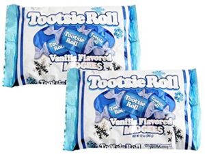 tootsie roll, midgees candy, vanilla (pack of 2)
