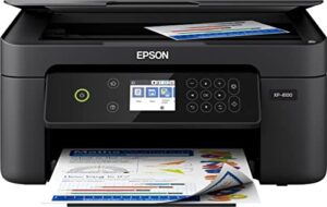 epson expression home xp-4100 all-in-one wireless color inkjet printer, black – print copy scan – 10.0 ipm, 5760 x 1440 dpi, 2.4″ color lcd, auto 2-sided printing, voice-activated, usb, wi-fi direct
