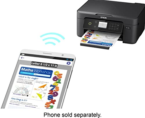 Epson Expression Home XP-4100 All-in-One Wireless Color Inkjet Printer, Black - Print Copy Scan - 10.0 ipm, 5760 x 1440 dpi, 2.4" Color LCD, Auto 2-Sided Printing, Voice-Activated, USB, Wi-Fi Direct