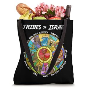 Tribes Of Israel Nation Hebrew Twelve Sons Jewish Judah Tote Bag