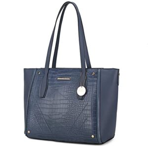 MKF Collection Tote Bag for Women -Vegan Leather Top-Handle Tote - Satchel Shoulder Handbag