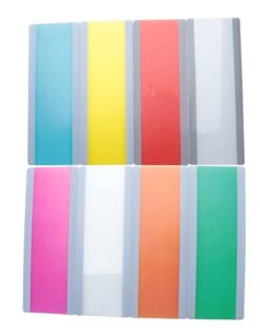ruwado 8 pcs guided reading strips small multi color overlay highlight bookmark reading guide strips for children students teachers classroom school read assistant supply (large)