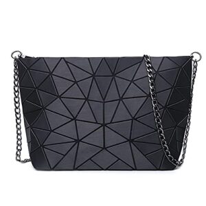 qianjingcq chain bag matte fashion geometric handbag all match lightweight large capacity diamond backpack