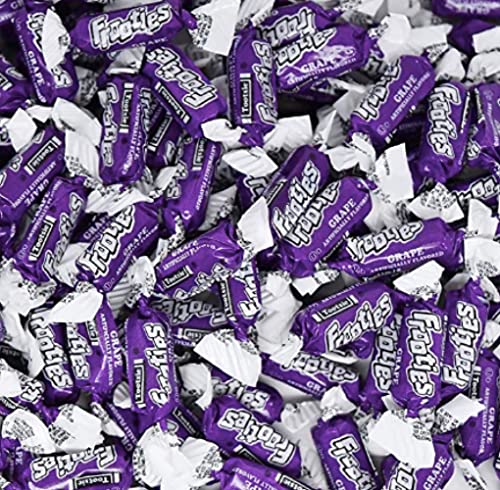 Grape Frooties Individually Wrapped Bulk Chewy Purple Tootsie Roll Candy (2 Pound)