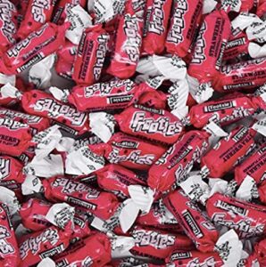 strawberry frooties individually wrapped bulk chewy red tootsie roll candy (3 pound)
