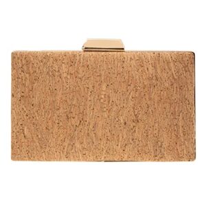 cork box clutch, gold1
