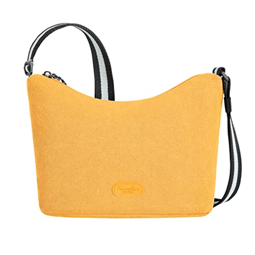 Travelon Coastal RFID Blocking Small Crossbody, Sunflower, One Size