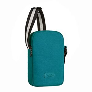 Travelon Coastal RFID Blocking Mini Crossbody, Lagoon, One Size