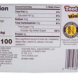 Tootsie Roll Mini Bites Candy Coated Chews Movie Theater Box, 3.5 oz (Pack of 3)