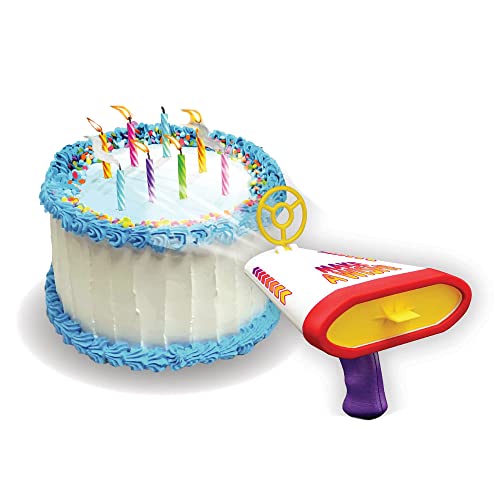 BEST PARTY EVER! Birthday Candle Air Cannon, Safe Fun Way to Blow Out Birthday Candles, Reusable, Pull Back and Release, No Batteries Required, 1 Count