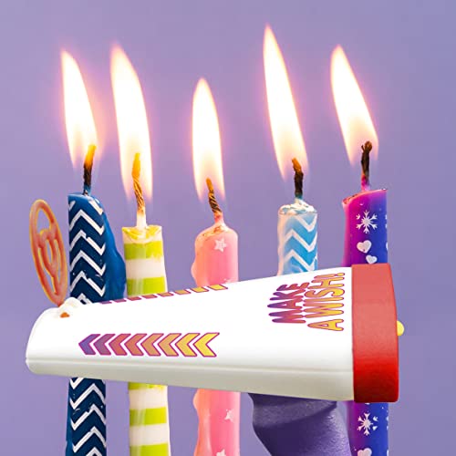 BEST PARTY EVER! Birthday Candle Air Cannon, Safe Fun Way to Blow Out Birthday Candles, Reusable, Pull Back and Release, No Batteries Required, 1 Count