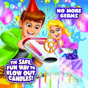 BEST PARTY EVER! Birthday Candle Air Cannon, Safe Fun Way to Blow Out Birthday Candles, Reusable, Pull Back and Release, No Batteries Required, 1 Count