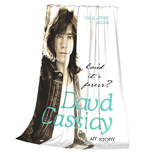 David Cassidy Blanket Flannel Fleece Throw Blankets All Seasons Bed Couch Office Indoor Outdoors