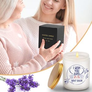 Funny Lavender Scented Candle Gifts, Friendship Gifts for Women, Unique Birthday Gifts for Friend, Mom, Wife, BFF, Coworker, Moving Away Gifts, Housewarming Gifts, Going Away Gifts for Friends