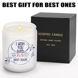 Funny Lavender Scented Candle Gifts, Friendship Gifts for Women, Unique Birthday Gifts for Friend, Mom, Wife, BFF, Coworker, Moving Away Gifts, Housewarming Gifts, Going Away Gifts for Friends