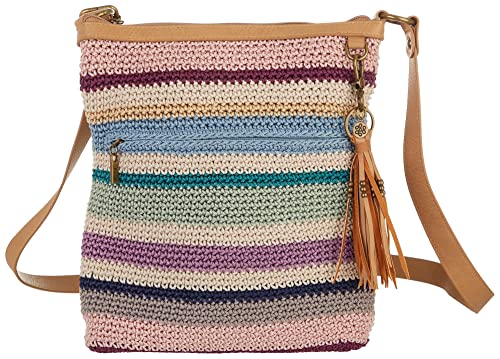 The Sak Lucia Crochet Crossbody Mendocino Stripe One Size