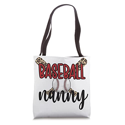 Baseball Nanny Grandma Baseball Player Nanny Tote Bag