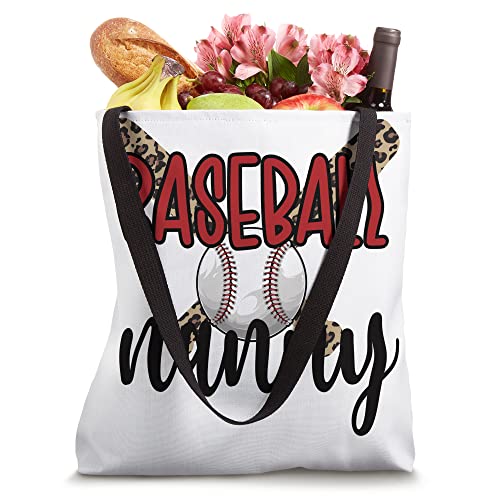 Baseball Nanny Grandma Baseball Player Nanny Tote Bag