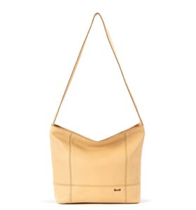 the sak de young hobo bag in leather, buttercup