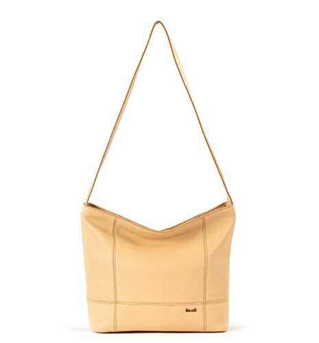 The Sak De Young Hobo Bag in Leather, Buttercup