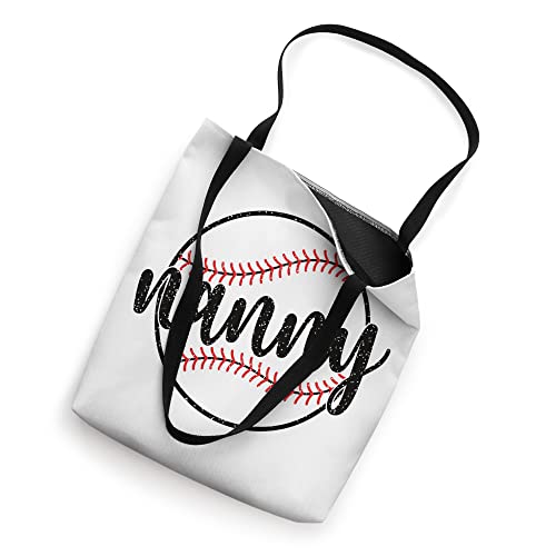 Proud Baseball Nanny Grandma Of A Baseball Player Tote Bag