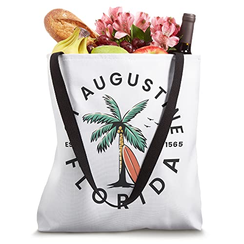 St Augustine Florida Beach Surf Summer Vacation Tote Bag