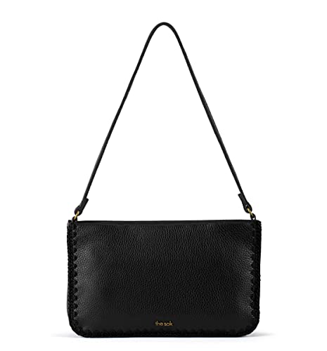 The Sak Womens Flora Mini Shoulder Bag, Black, One Size US