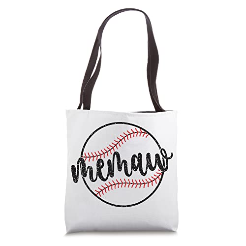 Proud Baseball Memaw Grandma Of A Baseball Player Tote Bag