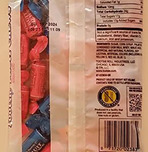 Tootsie Vanilla & Cherry Fruit Chews Net Wt 5.83 oz (165g) Limited Edition Tootsie Rolls