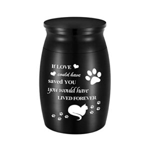 small cremation urns for pet ashes mini cat paw keepsake urn 2.8″ aluminium small ashes urns mini urn for cat ashes holder