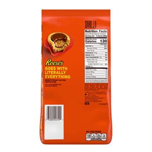 REESE'S Miniatures Milk Chocolate and Peanut Butter Bite Size, Gluten Free, Individually Wrapped Cups Candy Bulk Party Pack, 35.6 oz