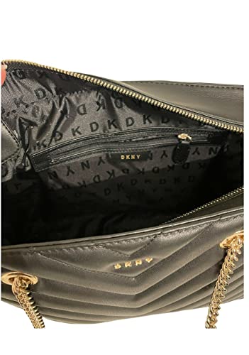 DKNY Veronica Medium Tote Black/Gold One Size