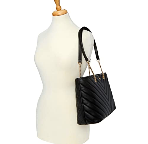 DKNY Veronica Medium Tote Black/Gold One Size