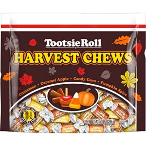 tootsie harvest chews, individually wrapped, gluten free, peanut free, 11.5 oz, 1-pack