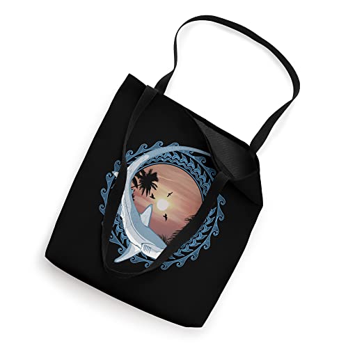 Thresher Shark Polynesian Design Tote Bag