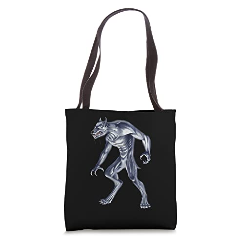 Dogman Werewolf Cryptozoology Cryptid Creature Mythical Tote Bag