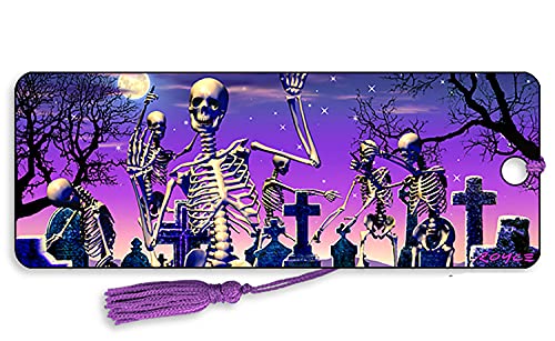 3D Dancing Skeleton"Moonlight Boogie" Bookmark - by Artgame