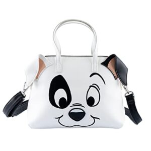 Loungefly - Disney - 101 Dalmatians 60th Anniversary Cosplay - Crossbody Bag Purse, White (RS471784)