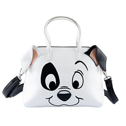 Loungefly - Disney - 101 Dalmatians 60th Anniversary Cosplay - Crossbody Bag Purse, White (RS471784)