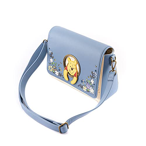 Loungefly x Disney Winnie the Pooh 95th Anniversary Celebration Peek-a-Pooh Crossbody Purse