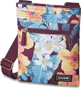 dakine jive crossbody bag for travel and personal essentials, full bloom, one size