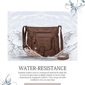 KL928 Crossbody bags for Women Shoulder Purses and Handbags (Brownness-2)