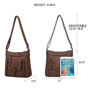 KL928 Crossbody bags for Women Shoulder Purses and Handbags (Brownness-2)