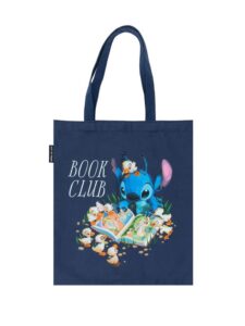 stitch book club tote bag